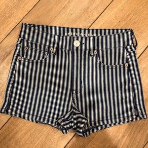 American Eagle striped shorts